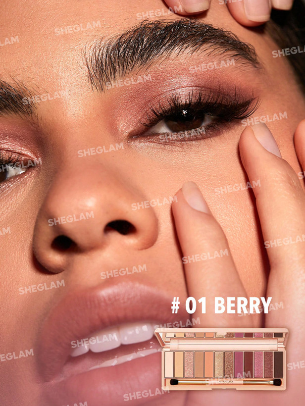 پالت سایه چشم شیگلم مدل BERRY با 12 رنگ