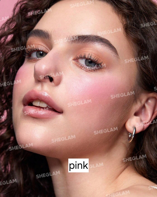 رژگونه دوتایی کرمی_پودری صورتی شیگلم مدل چیک تو چیک